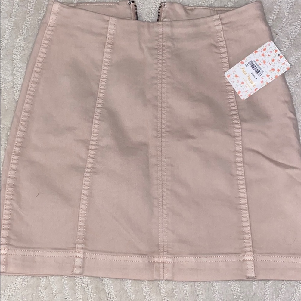 Free People light pink skirt